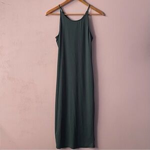 Wet Seal Hunter Green Bodycon Midi Dress NWT Size M